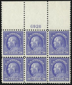 Sale 1077, Lot 271, 1912-15 Washington-Franklin Issues (Scott 405-461)