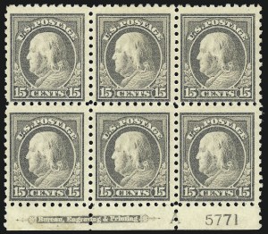 Sale 1077, Lot 291, 1916-19 Issues (Scott 462-524)