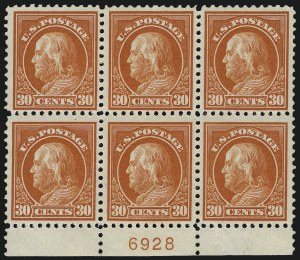 Sale 1077, Lot 304, 1916-19 Issues (Scott 462-524)