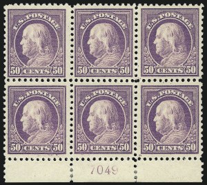 Sale 1077, Lot 305, 1916-19 Issues (Scott 462-524)