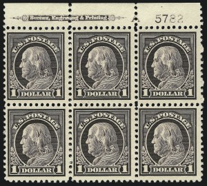 Sale 1077, Lot 307, 1916-19 Issues (Scott 462-524)