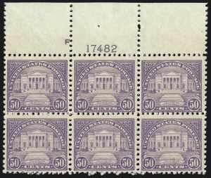 Sale 1077, Lot 333, 1917-22 Issues (Scott 481-573)