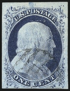 Sale 1077, Lot 42, 1851-56 Issue (Scott 5-17)