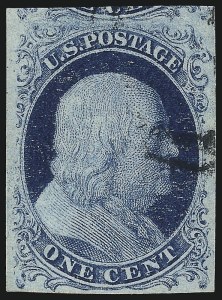 Sale 1077, Lot 43, 1851-56 Issue (Scott 5-17)