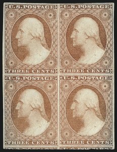 Sale 1077, Lot 49, 1851-56 Issue (Scott 5-17)