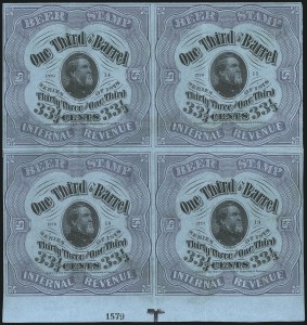 Sale 1077, Lot 537, Revenues (Beer)