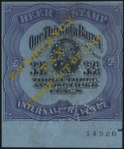 Sale 1077, Lot 540, Revenues (Beer)