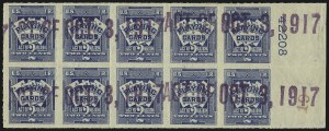 Sale 1077, Lot 546, Revenues (Playing Card thru Group Lots and Hunting Permits)