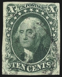 Sale 1077, Lot 55, 1851-56 Issue (Scott 5-17)