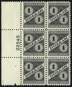 Sale 1077, Lot 560, Savings Stamps (PS, WS, TS)