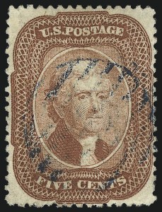 Sale 1077, Lot 66, 1857-60 Issue (Scott 18-39)