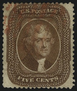 Sale 1077, Lot 70, 1857-60 Issue (Scott 18-39)