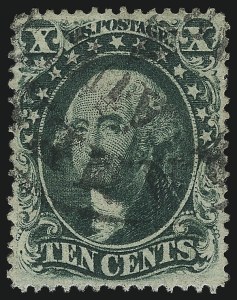 Sale 1077, Lot 72, 1857-60 Issue (Scott 18-39)
