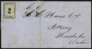 Sale 1077, Lot 747, Hawaii (Postage Issues)