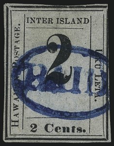 Sale 1077, Lot 748, Hawaii (Postage Issues)