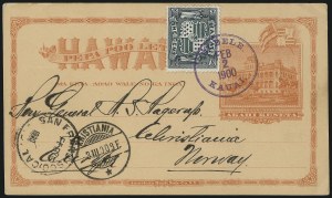 Sale 1077, Lot 795, Hawaii (Used Postal Cards)