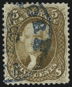 Sale 1077, Lot 86, 1861-66 Issue (Scott 56-78)