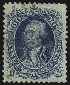 Sale 1077, Lot 90, 1861-66 Issue (Scott 56-78)