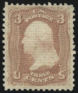 Sale 1077, Lot 97, 1867-68 Grilled Issue (Scott 79-101)
