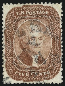 Sale 1078, Lot 103, 1c-90c 1857-60 Issue (Scott 19-39)