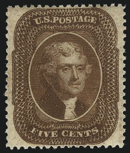 Sale 1078, Lot 110, 1c-90c 1857-60 Issue (Scott 19-39)