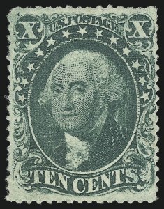 Sale 1078, Lot 111, 1c-90c 1857-60 Issue (Scott 19-39)