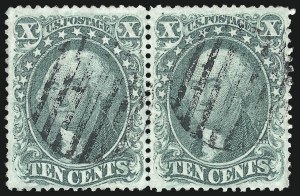 Sale 1078, Lot 112, 1c-90c 1857-60 Issue (Scott 19-39)