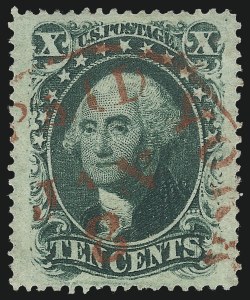 Sale 1078, Lot 116, 1c-90c 1857-60 Issue (Scott 19-39)