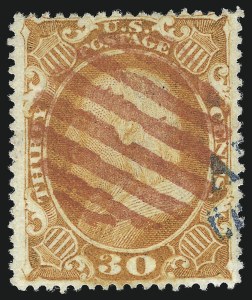Sale 1078, Lot 128, 1c-90c 1857-60 Issue (Scott 19-39)