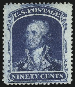 Sale 1078, Lot 135, 1c-90c 1857-60 Issue (Scott 19-39)