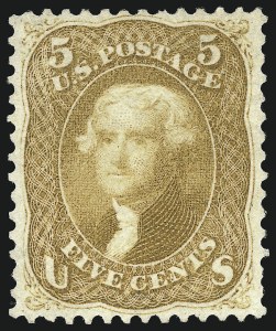 Sale 1078, Lot 152, 1861-68 Issue (Scott 56-70b)