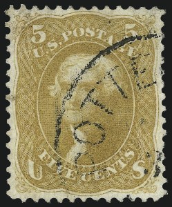 Sale 1078, Lot 155, 1861-68 Issue (Scott 56-70b)