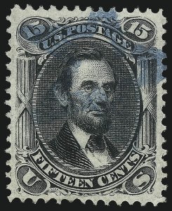 Sale 1078, Lot 203, 1867-68 Grilled Issue and 1875 Re-Issue (Scott 79-111)