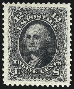 Sale 1078, Lot 212, 1867-68 Grilled Issue and 1875 Re-Issue (Scott 79-111)