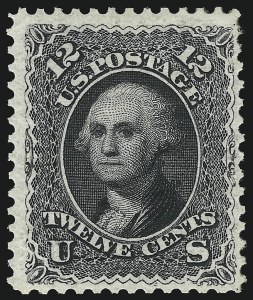 Sale 1078, Lot 213, 1867-68 Grilled Issue and 1875 Re-Issue (Scott 79-111)