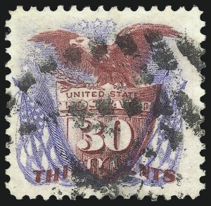 Sale 1078, Lot 266, 1875 Re-Issue of 1869 Pictorial Issue (Scott 123-132)