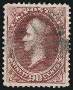 Sale 1078, Lot 279, 1870 National Bank Note Co. Grilled Issue (Scott 134-144)