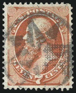 Sale 1078, Lot 288, 1870 National Bank Note Co. Grilled Issue (Scott 134-144)
