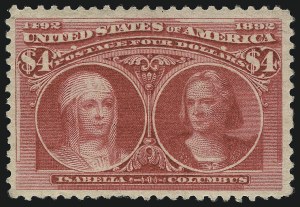 Sale 1078, Lot 371, 1893 Columbian Issue (Scott 230-245)