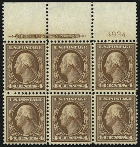 Sale 1078, Lot 471, 1908-15 Washington-Franklin Issues