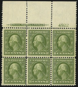 Sale 1078, Lot 473, 1908-15 Washington-Franklin Issues