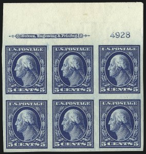 Sale 1078, Lot 481, 1908-15 Washington-Franklin Issues