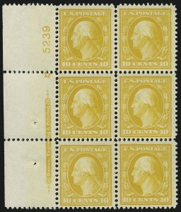 Sale 1078, Lot 495, 1908-15 Washington-Franklin Issues