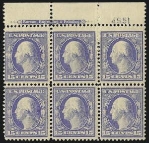 Sale 1078, Lot 497, 1908-15 Washington-Franklin Issues