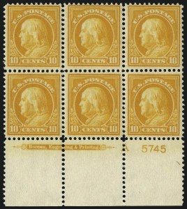 Sale 1078, Lot 514, 1912-23 Washington-Franklin Issues