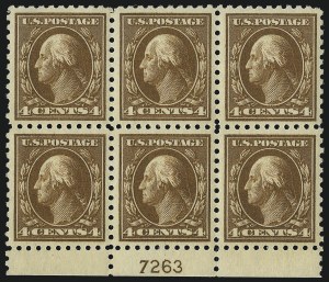 Sale 1078, Lot 523, 1912-23 Washington-Franklin Issues
