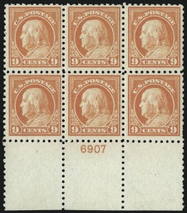 Sale 1078, Lot 527, 1912-23 Washington-Franklin Issues