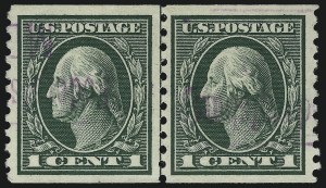 Sale 1078, Lot 535, 1912-23 Washington-Franklin Issues
