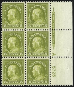 Sale 1078, Lot 545, 1912-23 Washington-Franklin Issues