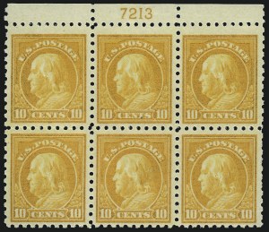 Sale 1078, Lot 549, 1912-23 Washington-Franklin Issues